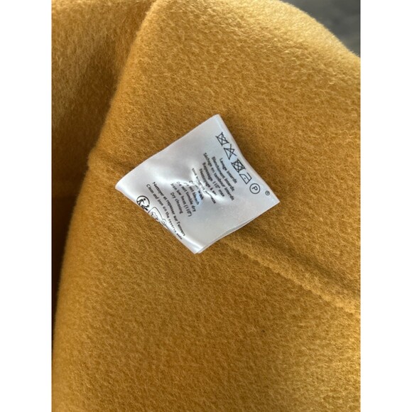 Sezane Dudley Cape Women’s Hooded OS NWT Mustard Wool - Picture 10 of 12